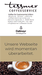 Mobile Screenshot of kaffeeservice-tessmer.de